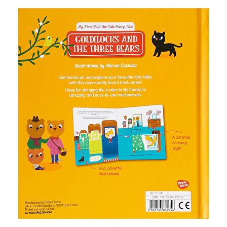 Auzou Goldilocks - My First Pull The Tab Fairy Tales