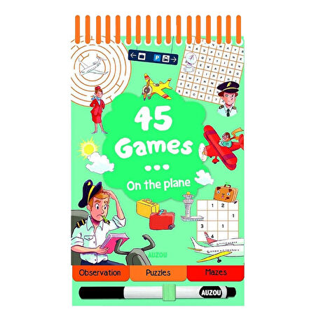 Auzou 45 Games - on The Plane