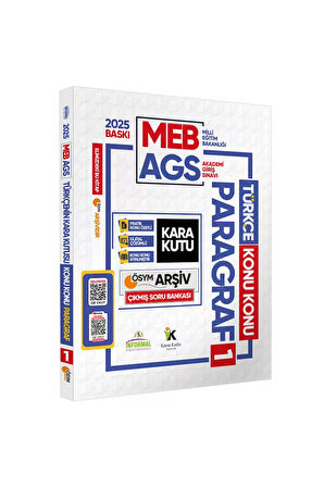 2025 MEB-AGS Türkçenin Kara Kutusu PARAGRAF 1 KONU KONU ÖSYM Çıkmış Soru Bankası PDF/Video Çözümlü