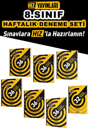 8. Sınıf LGS Haftalık Deneme Seti 7 Kaynak