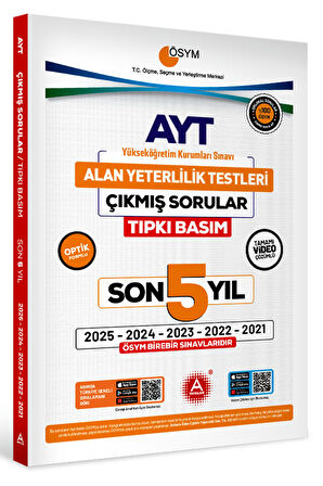 Son 5 yıl AYT ve TYT Sınavları ÖSYM Çıkmış Sorular Tıpkı Basım 2026 Model