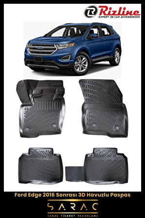Rizline Ford Edge 2023 Model 3D Havuzlu Paspas