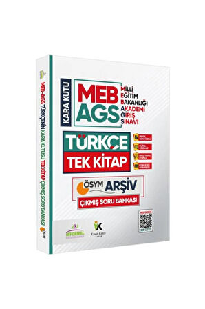 MEB AGS Türkçenin Kara Kutusu TEK KİTAP En Kapsamlı ÖSYM Çıkmış Soru Bankası Özetli Dijital Çözümlü