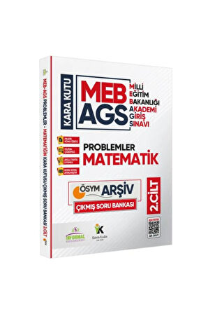 MEB AGS Matematik Kara Kutu 2.Cilt En Kapsamlı ÖSYM Çıkmış Soru Bankası Konu Özetli Dijital Çözümlü