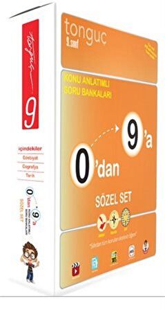 9. Sınıf 0'dan 9'a Konu Anlatımlı Soru Bankaları Sözel Set / Kolektif