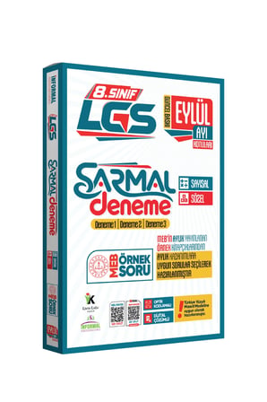 2027 8.Sınıf LGS Eylül Ayı MEB Örnek Soru Tıpkı Basım 3lü Sarmal Deneme Paketi Dijital Çözümlü