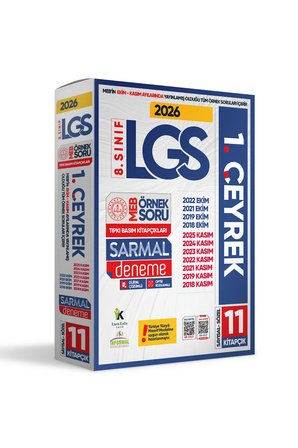2026 8.sınıf Lgs Ilk 1.çeyrek Ekim-kasım Ayı Meb Örnek Soru Tıpkı Basım Sarmal Deneme