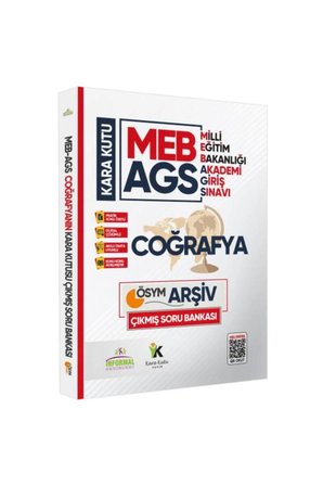 MEB-AGS Coğrafyanın Kara Kutusu En Kapsamlı Konu Özetli Dijital Çözümlü Soru Bankası