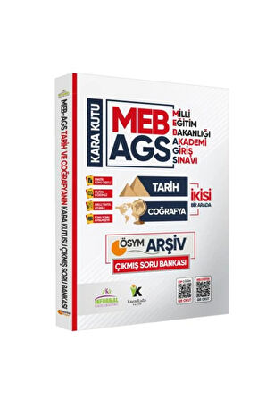 MEB-AGS Tarih ve Coğrafyanın Kara Kutusu En Kapsamlı ÖSYM Çıkmış Soru Bankası Konu Özetli Çözümlü