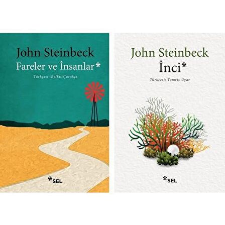 John Steinbeck Fareler ve İnsanlar + İnci 2 Kitap Set