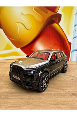 Sürtmeli Sesli Işıklı Müzikli Rolls Royce Araba Kapılar Kaput Açılır Rolls Royce Cullinan Suv Araba