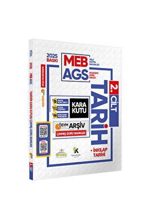 2025 MEB-AGS Tarih Kara Kutu MODÜLER SET 3lü ÖSYM Çıkmış Soru Bankası Konu Özetli Video/PDF Çözümlü