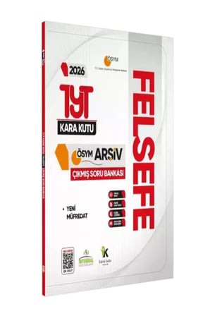 2026 YKS TYT FELSEFENİN Kara Kutusu ÖSYM Çıkmış Soru Havuzu Bankası Dijital Çözümlü