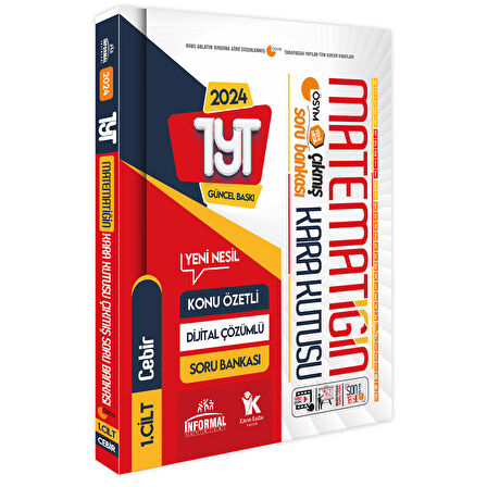 2024 YKS-TYT Matematiğin Kara Kutusu 1.ve 2.Cilt Konu Özetli D.Çözümlü ÖSYM Soru Bankası SET PAKET