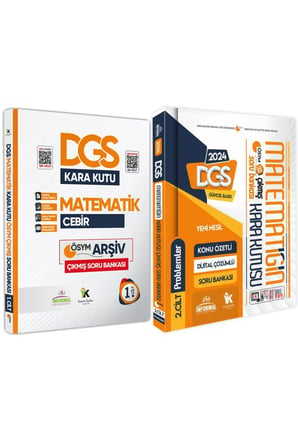 Dgs matematiğin Kara Kutusu 1.ve 2.cilt Konu Özetli D.çözümlü Ösym Soru Bankası Set Paket