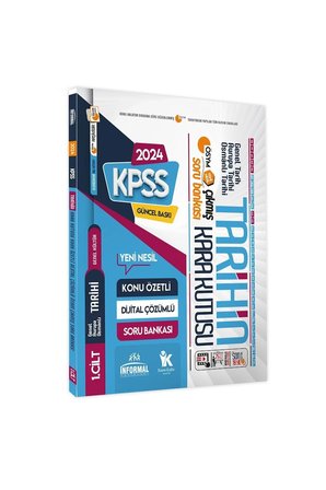 Kpss Tarihin Kara Kutusu 3lü Modüler Ösym Çıkmış Soru Bankası Dijital Çözümlü Konu Özetli