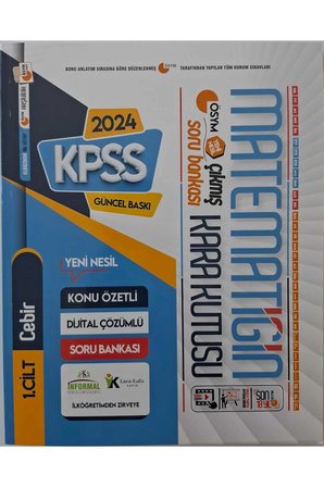 2024 KPSSnin Kara Kutusu Genel YETENEK ALTIN Paket Çözümlü Konu Ö. Çıkmış Soru Bankası