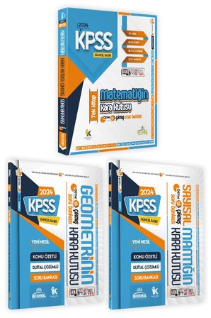 Kpss Matematik Tek Kitap-geometri Ve Sayısal Mantık Kara Kutu Dijital Çözümlü Soru Bankası Set