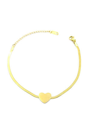 Kalp Bileklik - Altın