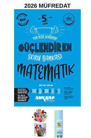 Ankara Güçlendiren 5. Sınıf Matematik Soru Bankası Yeni Ürün (