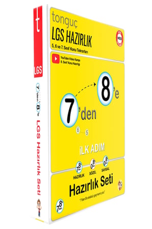 Tonguç Akademi Yayınları 7'den 8'e Hazırlık Seti Tüm Dersler Yaz Tatil Kitabı 2026 Güncel Baskı
