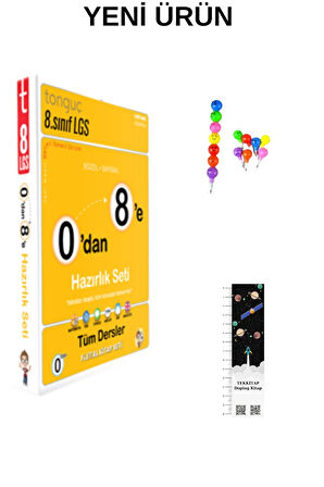 Tonguç 0'dan 8'e Hazırlık Seti 2025 (EMOJİ+UZAY A.) YENİ ÜRÜN