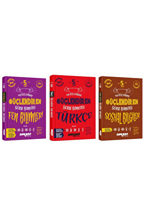 Ankara 2025 5. Sınıf Fen Bilimleri + Türkçe + Sosyal Bilgiler Güçlendiren Soru Bankası Seti 3 Kitap