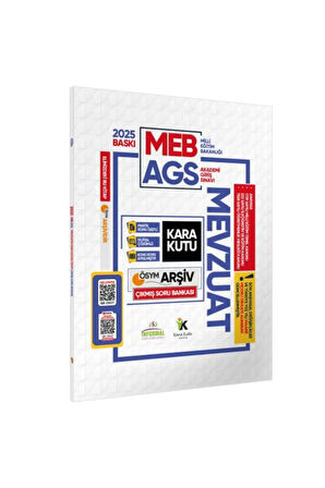 2025 MEB-AGS MEVZUAT Kara Kutu ÖSYM Çıkmış Soru Havuzu Bankası Konu Özetli Dijital Çözümlü