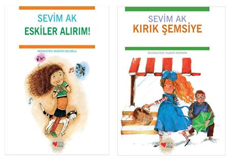 Sevim Ak Kırık Şemsiye + Eskiler Alırım 2 Kitap