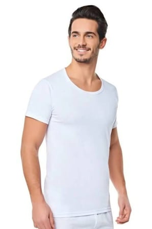 3'lü Paket 0 Yaka Erkek Fanila 1301