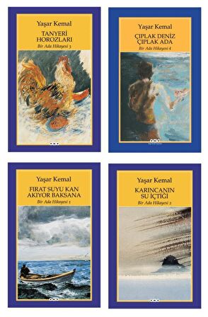 Yaşar Kemal Bir Ada Hikayesi 4 Kitap Set