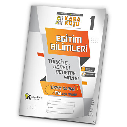 2023 KPSS Eğitim Bilimleri ÖSYM Arşivi Karma Kara Kutu Çıkmış Soru TG D.Çözümlü Deneme 10/1.Kitapçık