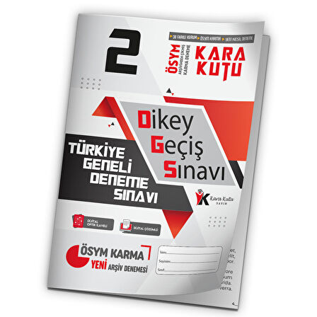2023 DGS ÖSYM Arşivi Karma Kara Kutu Çıkmış Soru Türkiye Geneli D. Çözümlü Deneme 10/2.Kitapçık