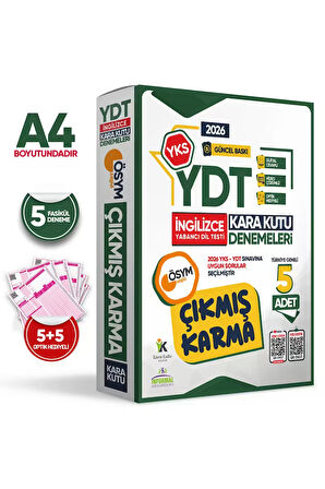 2026 YKS YDT İNGİLİZCE ÖSYM Çıkmış Karma Kara Kutu Deneme Paketi 5li Türkiye Geneli Video Çözümlü