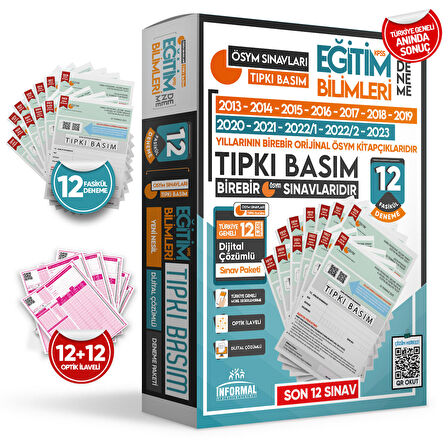 2024 KPSS Lisans GY-GK ve Eğitim ÖSYM Çıkmış Soru Tıpkı Basım Türkiye Geneli Çözümlü DENEME PAKETİ