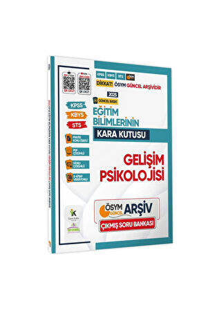 2025 Eğitim Bilimlerinin Kara Kutusu Gelişim Psikolojisi Çıkmış Soru Bankası K. Ö. Video/pdf Çözümlü