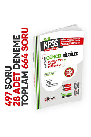 2024 Kpss Önlisans/ortaöğretim Kurum Sınavları Güncel Bilgiler Konu Anlatım-deneme-soru Bankası