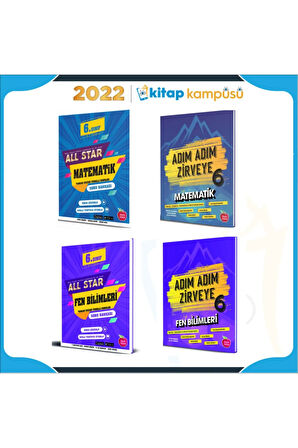 Newton 6.sınıf All Star Ve Adım Adım Zirveye Matematik Ve Fen Bilimleri Soru Bankası