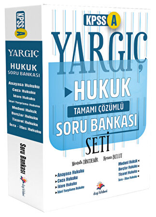 Dizgi Kitap KPSS A Grubu Hukuk YARGIÇ Soru Bankası Seti Çözümlü Dizgi Kitap