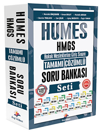 Dizgi Kitap HUMES HMGS Soru Bankası Modüler Set Çözümlü Dizgi Kitap
