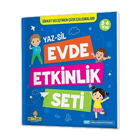 Mucit Karınca 1. Seri (2-4 Yaş) Yaz-Sil Kitaplar - Evde Etkinlik Seti