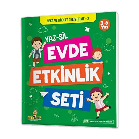 Mucit Karınca 1. Seri (2-4 Yaş) Yaz-Sil Kitaplar - Evde Etkinlik Seti
