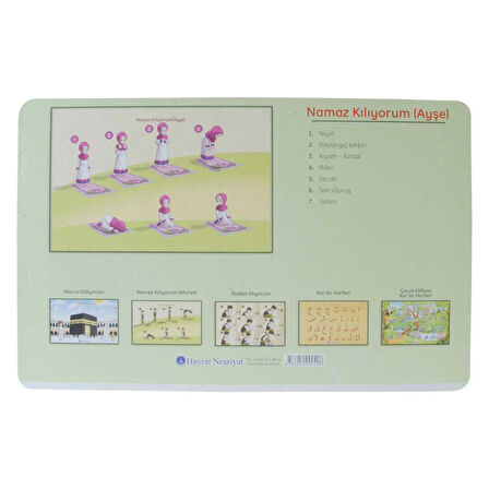 Ayşe Namaz Kılıyor 4+ Yaş Büyük Boy Puzzle 24 Parça