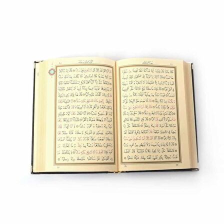 Vav Desenli Siyah Kaplama Gümüş Kur'an-ı Kerim (Hafız Boy)