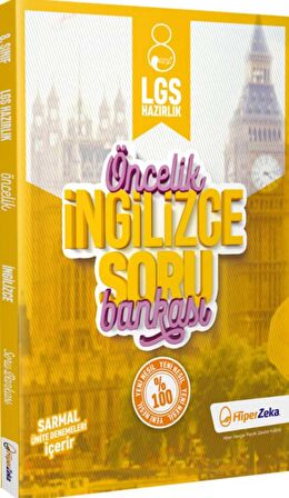 Hiper Zeka 8.Sınıf Öncelik İngilizce Soru Bankası