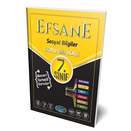 Efsane 7.Sınıf Sosyal Bilgiler Soru Bankası kitabı