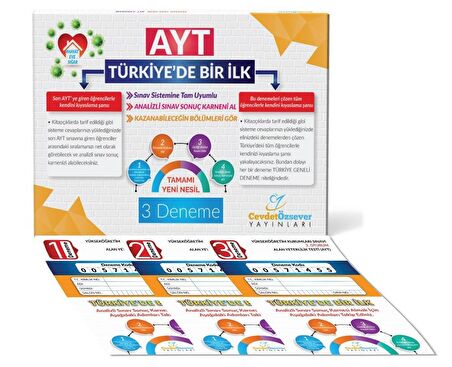 AYT Analizli 3 Deneme Cevdet Özsever
