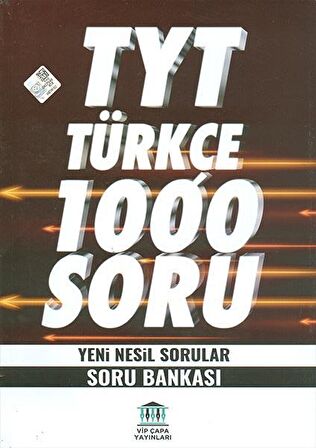 TYT Türkçe 1000 Soru Yeni Nesil Sorular - Soru Bankası