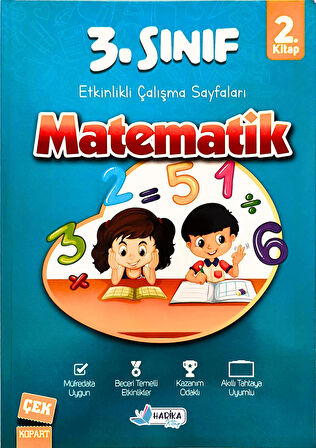 3.Sınıf İlkokul Matematik Soru Bankası Seti - 2 Kitap - 304 Sayfa