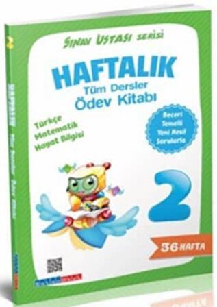 2. Sınıf Tüm Dersler Haftalık Sınav Ustası Ödev Kitabı